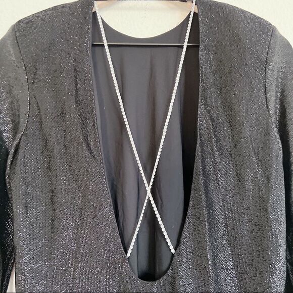 Brand new Michelle Mason Long Sleeve Mini Dress with Crystals size P - Picture 8 of 11